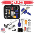 147 Pcs Watch Repair Kit Watchmaker Back Case Remover Opener Link Pin Spring - Watch Repair Kits product image