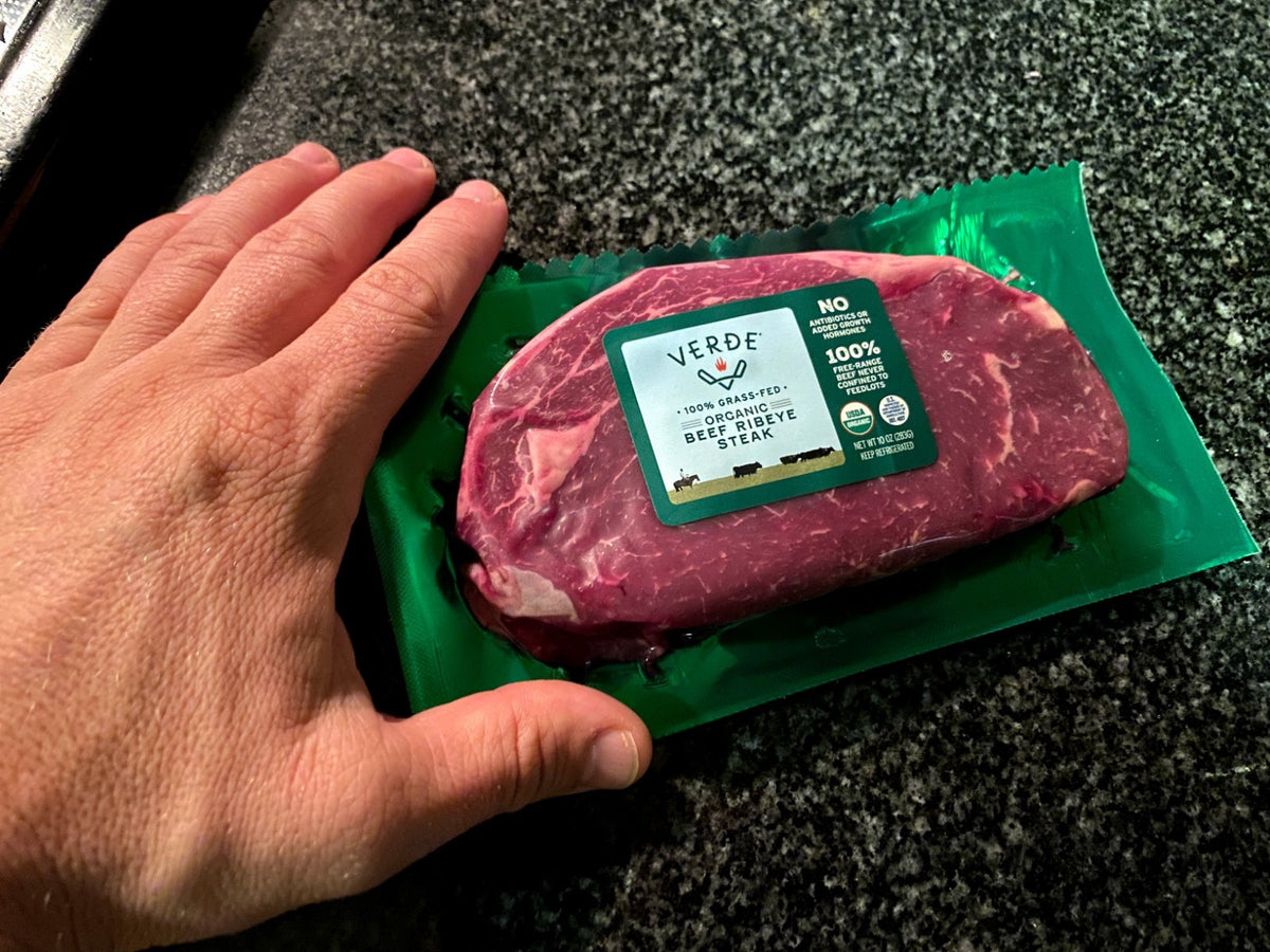 Beef Ribeye Steak, Organic, Grass-Fed | 0.625 Lbs - Beef Steaks product image