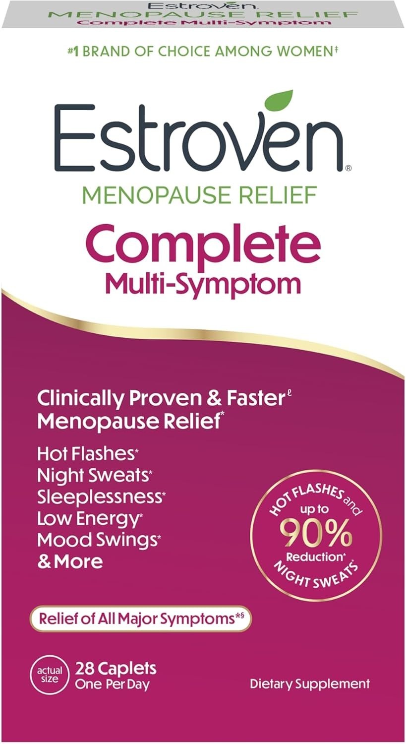 Estroven Complete Multi-Symptom Menopause Supplement for Women, 28 Ct - Menopause Supplements product image