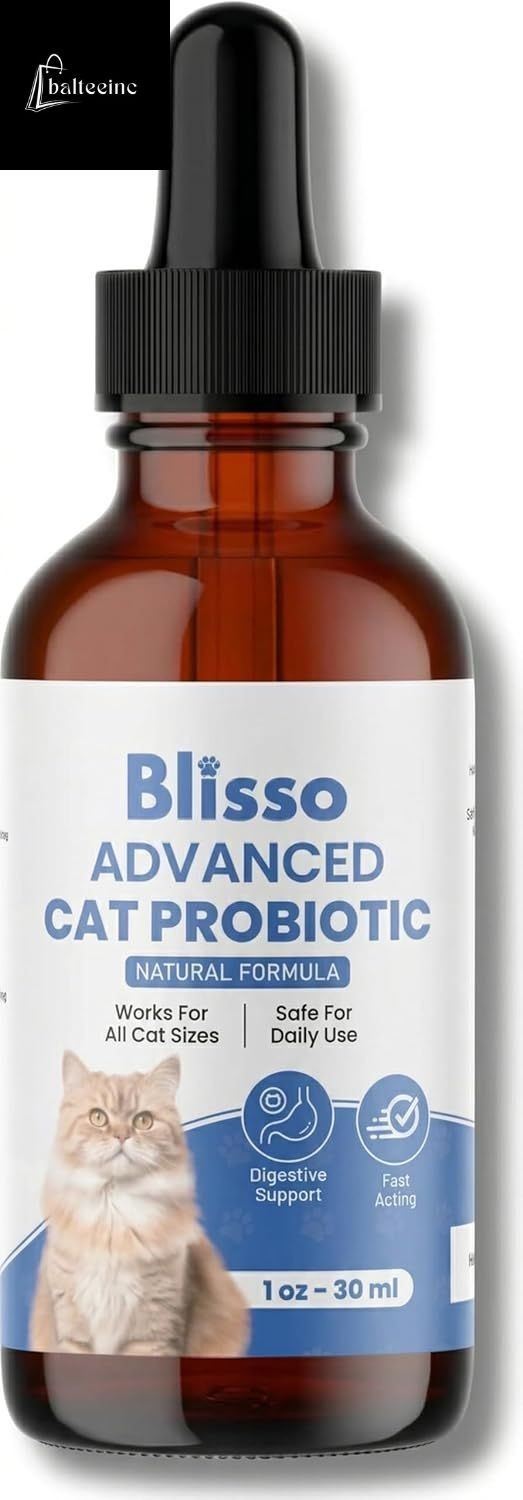(1-Pack) Blisso Advanced Cat Probiotic Drops – Digestive Support Liquid Drops - Cat Probiotics product image