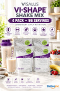 4X Visalus Vi Shape Shake Mix Sweet Cream 96 Servings Protein Fiber Exp 2028 - Protein Supplements product image