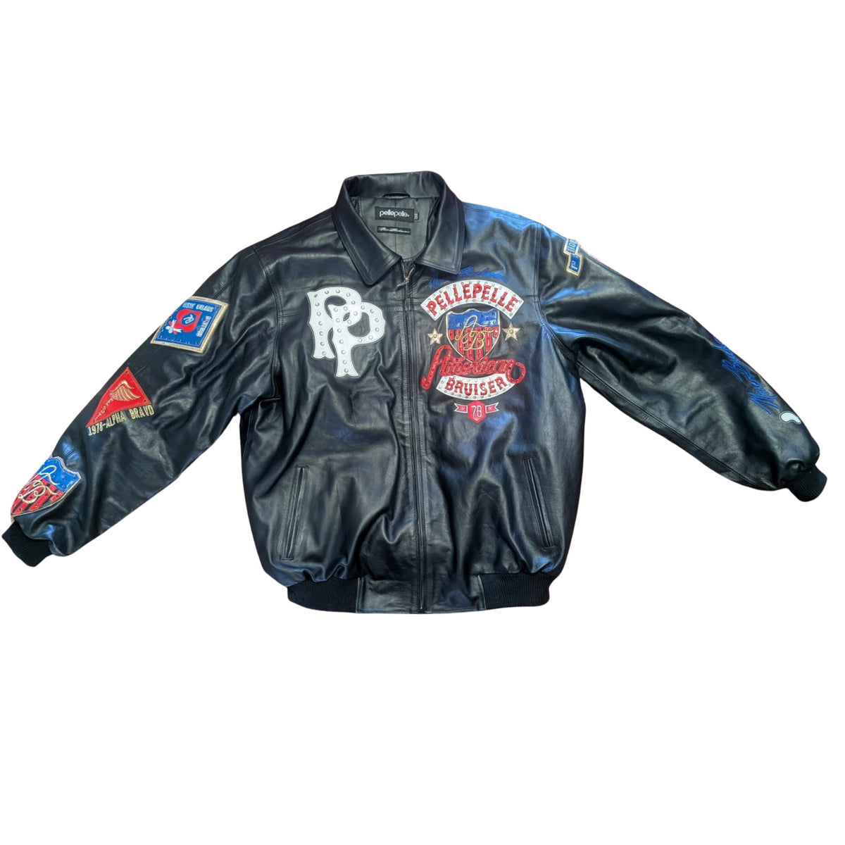 pele pele mens leather jacket - Jackets product image