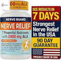 Nerve Relief Neuropathy Sciatica Support Supplement with 2400 mg Alpha Lipoic - Nerve Support Supplements product image