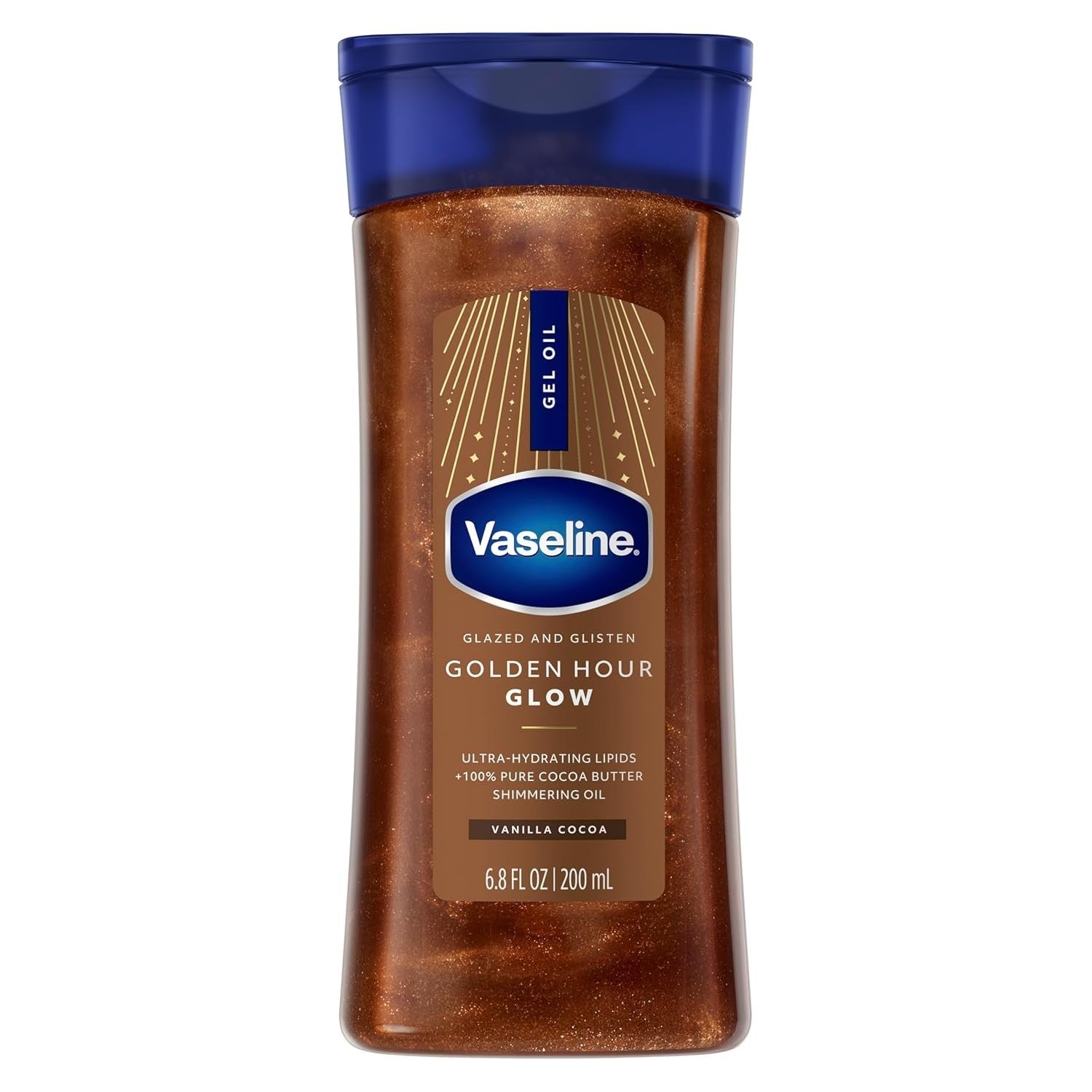 Vaseline Golden Hour Body Gel Oil - Vanilla Cocoa Glow, 6.8 Oz - Body Oils product image