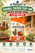 Roosty's Naturals Chicken Nesting Herbs 3 oz Chili Mix - Chicken Feed Supplements product image