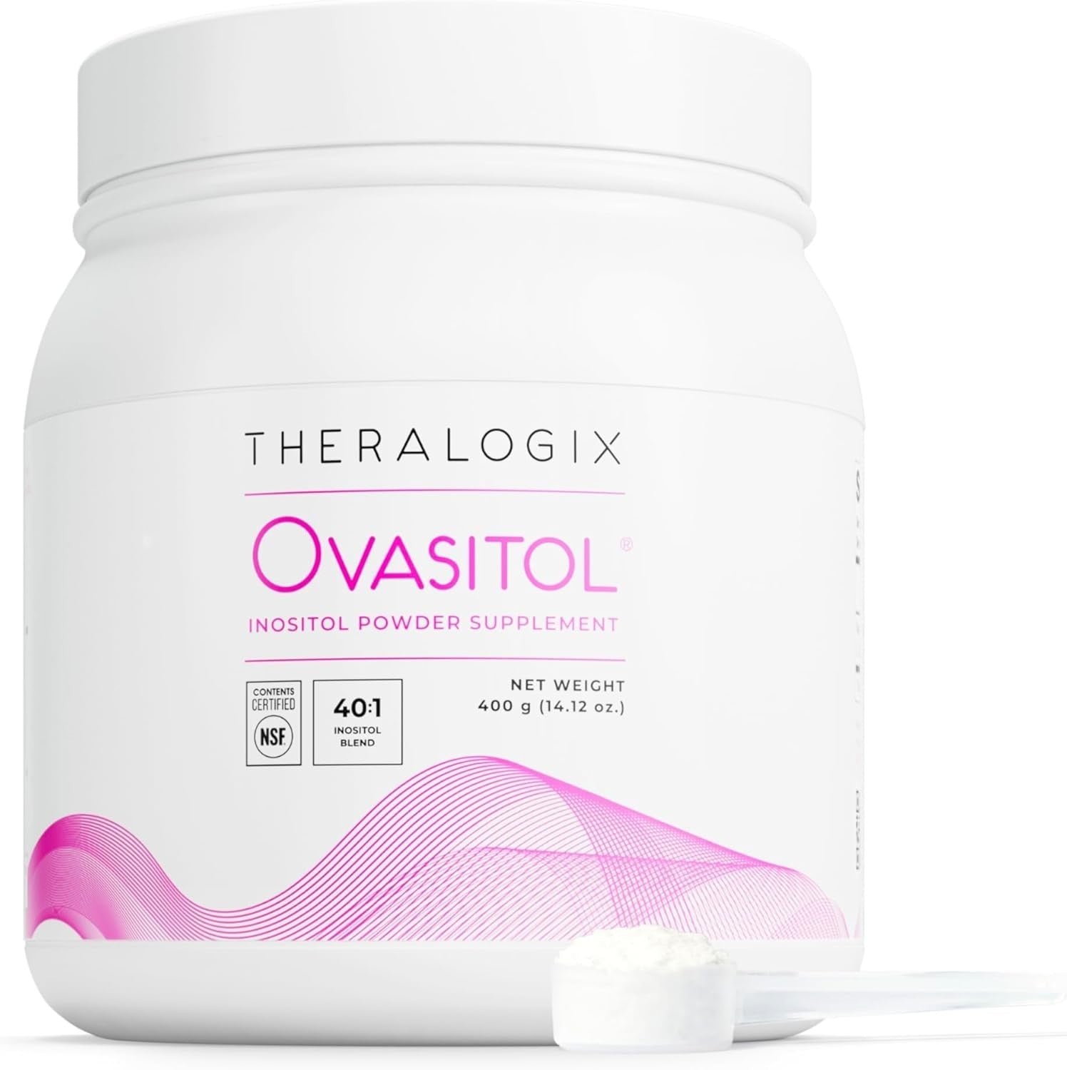 Theralogix Ovasitol® Inositol Powder Supplement - NET WT 14.12 OZ(90 day supply) - Inositol Supplements product image