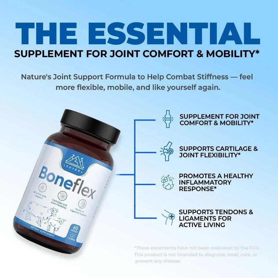 Lonvera Boneflex Glucosamine Chondroitin MSM Turmeric Joint Support Supplement - Joint Supplements product image
