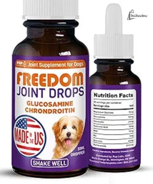 Freedom Joint Drops for Dogs with Hyaluronic Acid, MSM, Glucosamine, & Chon - Dog Joint Supplements product image