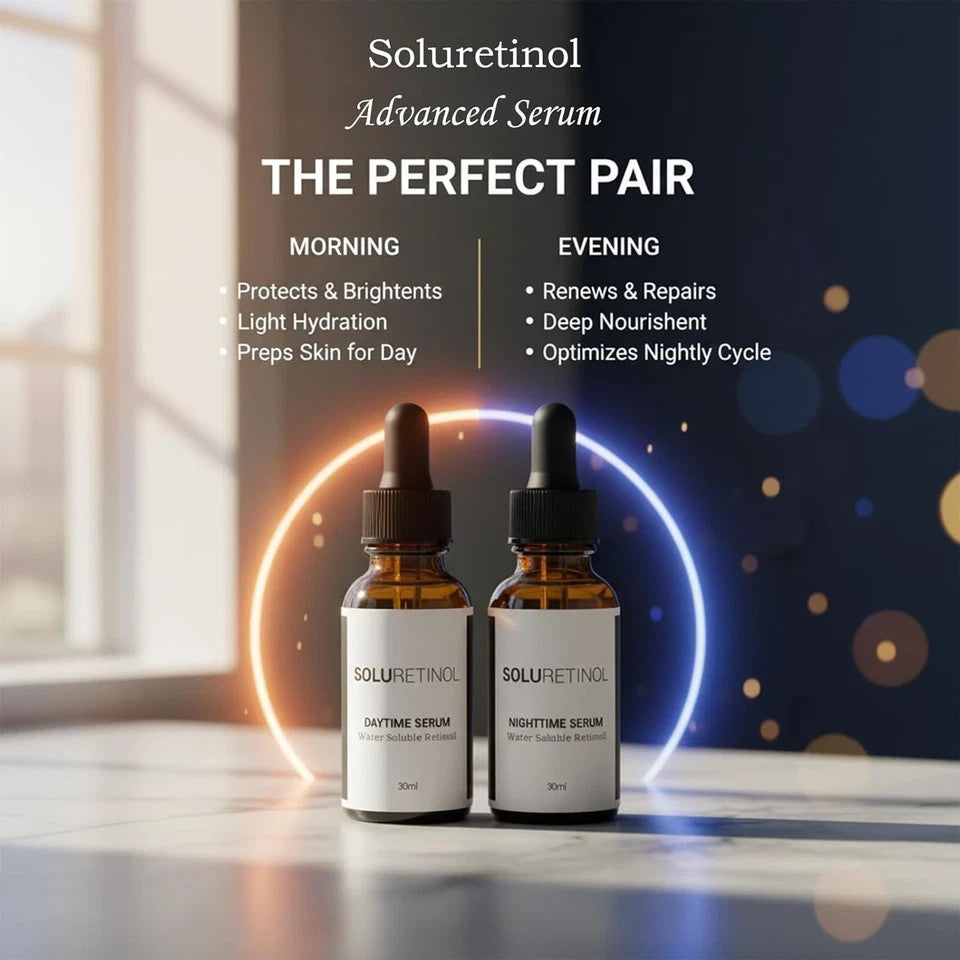 Soluretinol Advanced Wrinkle Serum,Skin Renewing Day And Night System - Face Serums product image