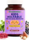 Bloomwise Kids Magnesium Glycinate & Saffron for Kids Meltable Supplements - Magnesium Supplements product image