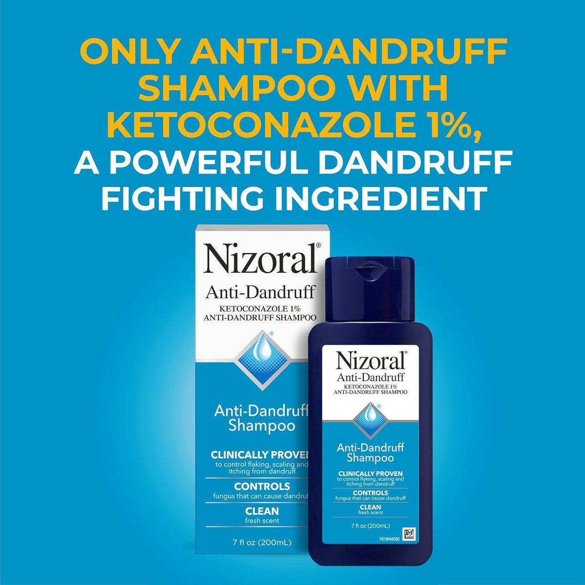 Nizoral Anti-Dandruff Shampoo with 1% Ketoconazole Fresh Scent 7 Fl Oz - Anti-Dandruff Shampoo product image